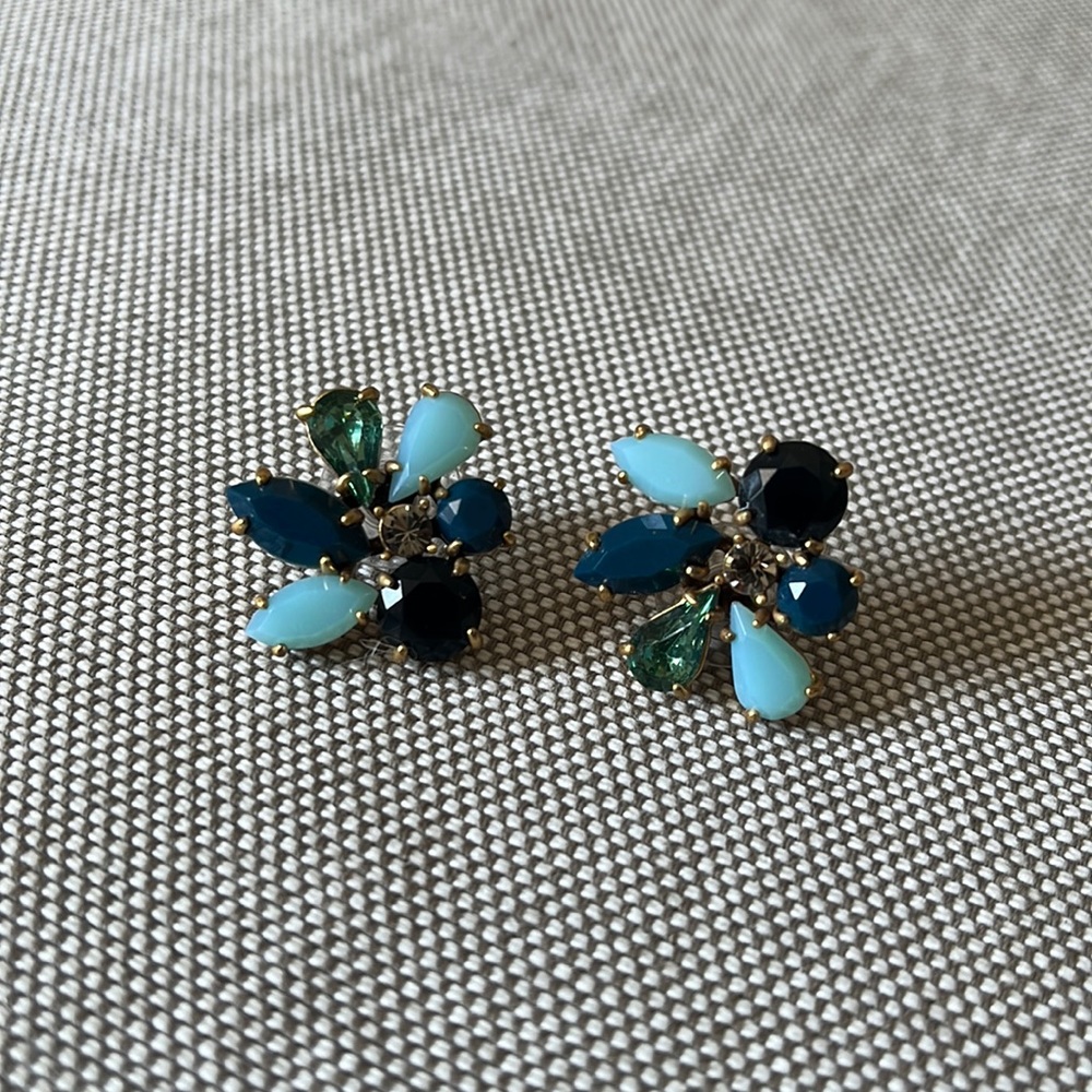 J. Crew cluster statement earrings